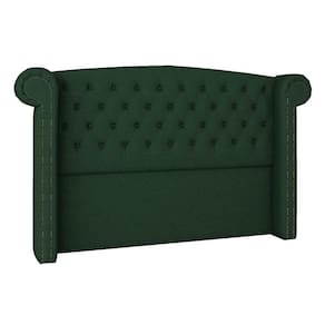 Cabeceira Casal Lyon P04 140 Cm Suede Verde Tca 947
