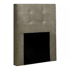 Cabeceira Solteiro Cama Box 90x129 Cm Suede Bege Sbl Bege