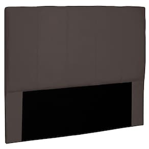 Cabeceira Decorativa King Size 1,95m Erza Suede Café