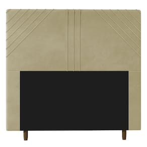 Cabeceira Cama Box Casal Lisboa 140Cm Corano Bege - Abmaza