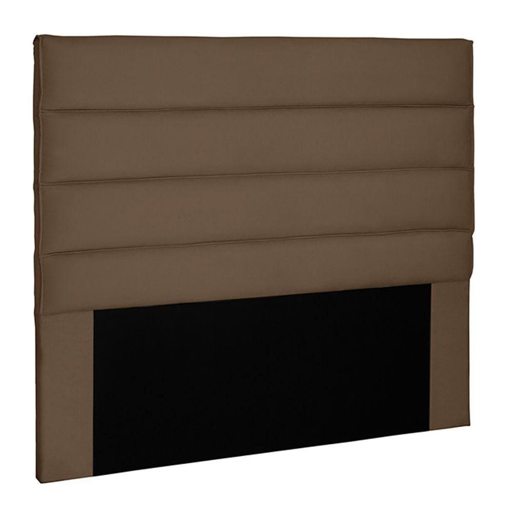 Cabeceira Decorativa 1,60m Queen Size Guess Suede Caramelo