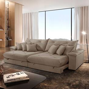 Sofá ágata Veludo Dois Módulos De 120cm B25 Meu Sofá Online B002 Veludo Capuccino