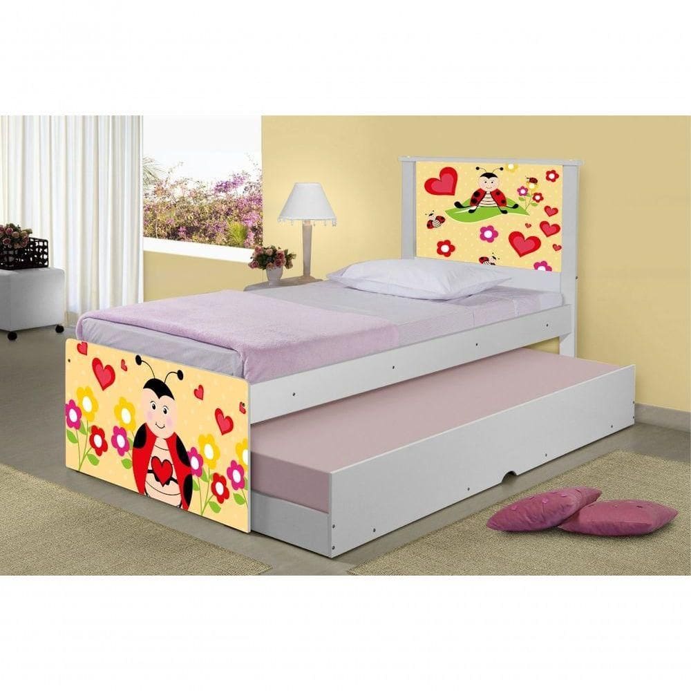 Bicama Juvenil Adesivada Joaninha