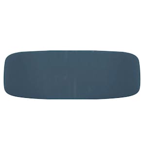 Sofá 3 Lugares 180cm Orgânico Luxo Recepção Amore Linho Azul Royal