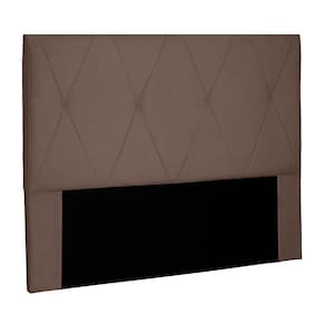 Cabeceira Decorativa 1,40m Yves Suede Caramelo