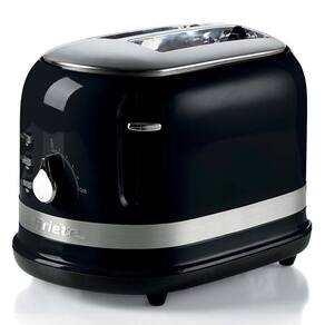 Torradeira Elétrica Moderna Ariete Preta 127v