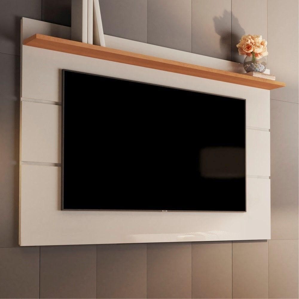 Painel Para Tv Dubhe 1.6 Off White Nature