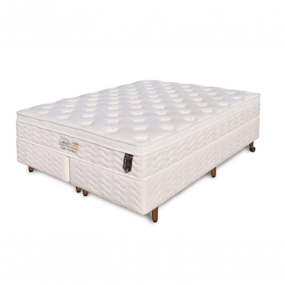 Colchão De Látex Slim Box Queen 158x198cm