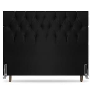 Cabeceira Cama Box Casal Madrid 140cm Corano Preto