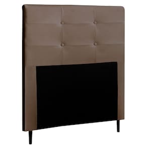Cabeceira Cama Box Solteiro Luna 90cm Corano Marrom