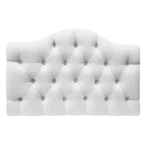 Cabeceira Suspensa Imperatriz 90 Cm Solteiro Suede Branco