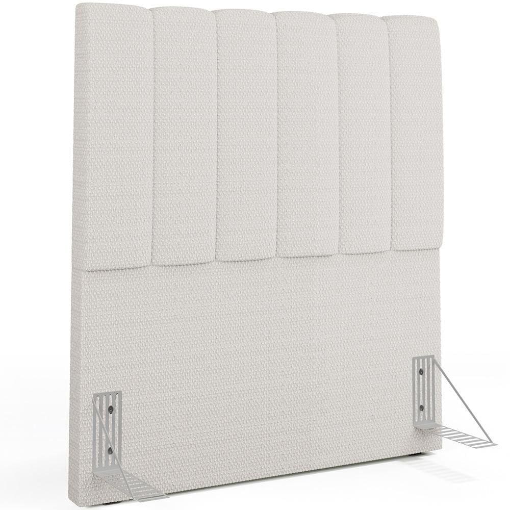 Cabeceira Cama Box Solteiro 100cm Dália W01 Bouclê Cru