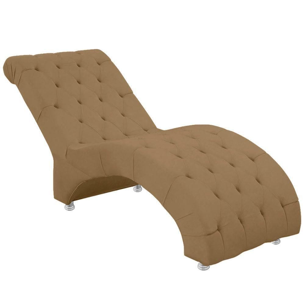 Cabeceira Casal Estofada Para Cama Box Ayla Veludo Cor Capuccino