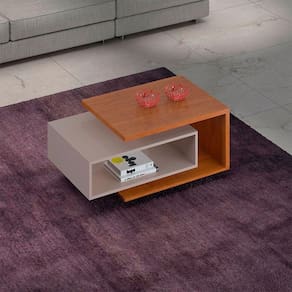 Mesa De Centro Diva Candian Jcm Movelaria Cinamomo Com Off White