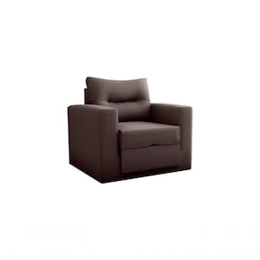 Sofá Cama Marissol 1 Lugar Suede Marrom