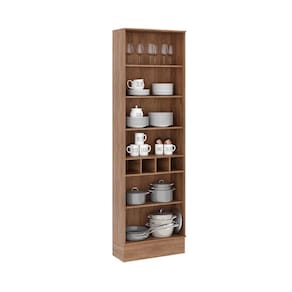 Cristaleira 2 Portas Vidro Milla Nog-cinza 70cm Carraro