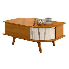 Mesa De Centro Para Sala De Estar Udine Cinamomo Off White
