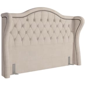 Cabeceira Cama Box Casal 140cm P05 Lisboa Linho Creme