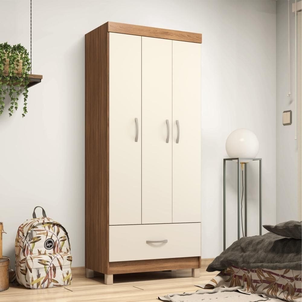 Roupeiro 3 Portas Davis Amendola Off-white