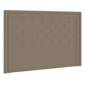 Cabeceira Solteiro Estocolmo P04 100 Cm Suede Marrom Claro