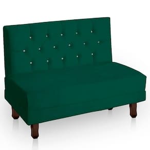 Canto Italy Confortável Para Apartamento Cozinha E Restaurantes Suede Cor Verde Esmeralda