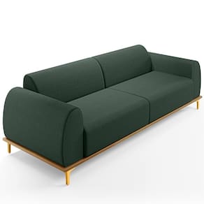 Sofá 04 Lugares Kiev 260 Cm Verde Musgo C-117