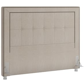 Cabeceira Cama Box Casal Queen 160cm P05 Atenas Linho Creme