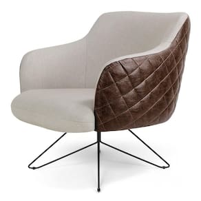 Poltrona Jade Base Orby Fixa B-10 Corano Tressê Linho Bege