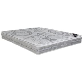 Colchão King Espuma Látex Molas Ensacadas Slx Pillow Top (193x203x30)