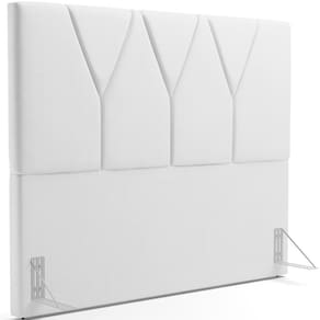 Cabeceira Cama Box Casal 140 Cm Aurora W01 Corano Branco