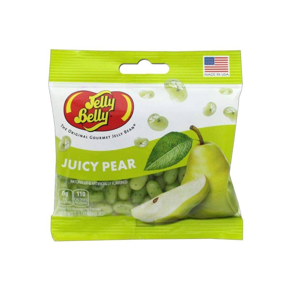 Bala Jelly Belly Juicy Pear 99g - Importado EUA
