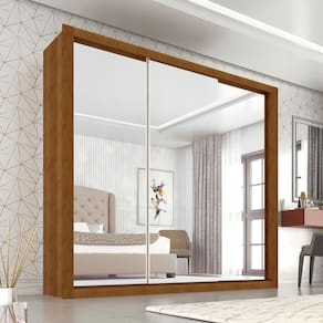 Guarda Roupa 3Portas Espelhado 4Gavetas Sallêto Móveis