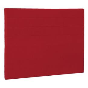 Cabeceira Solteiro Porto P04 90 Cm Suede Vermelho Tca 53