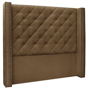 Cabeceira Estofada Box Casal Queen Size 160cm Caramelo