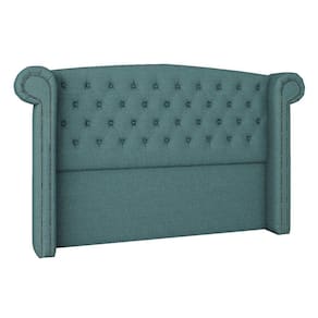 Cabeceira Queen Lyon P04 160 Cm Suede Turquesa Tca 946