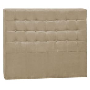 Cabeceira Queen Pequim P04 160 Cm Suede Bege