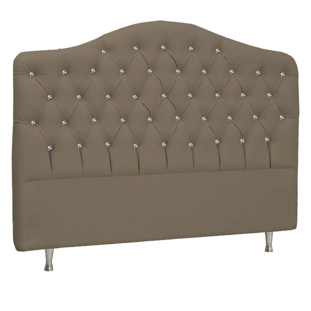 Cabeceira Solteiro P04 90 Cm Suede Marrom Claro Tca 945