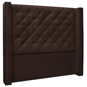 Cabeceira Estofada Box Casal Queen Size Alteza 160cm Café