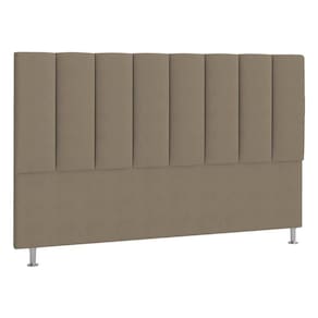 Cabeceira Queen P04 160 Cm Suede Marrom Claro Tca 945