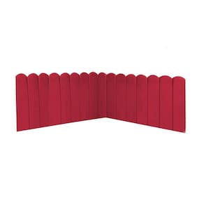 Cabeceira Painel Cama Queen Box Nuvem Suede Sandy 160 Cm Cor:vermelho