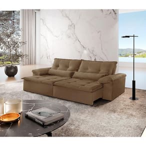 Sofá Parma Veludo 02 Módulos De 80cm B25cm Meu Sofá Online B016 Veludo Marrom