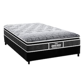 Cama Box Casal: Colchão Ortopédico Probel D28/Ep Guarda Costas Prómiddle Plus + Base Black(138X188)