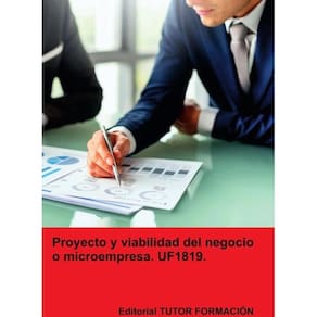 Proyecto y viabilidad del negocio o microempresa. UF1819. - Espanhol