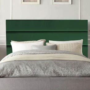 Cabeceira Estofada Argentina 140cm Casal Para Cama Box Quarto Suede Verde - Gat Magazine