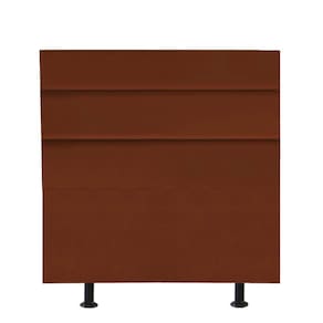 Cabeceira Estofada Argentina 100cm Solteiro Para Cama Box Quarto Suede Terracota Telha Gat Magazine