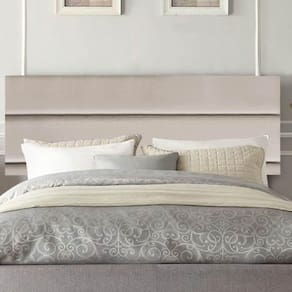 Painel Estofada Argentina 100cm Solteiro Para Cama Box Quarto Suede Bege - Gat Magazine