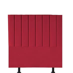 Cabeceira Estofada Carla 90cm Solteiro Para Cama Box Quarto Corino Vermelho - Gat Magazine