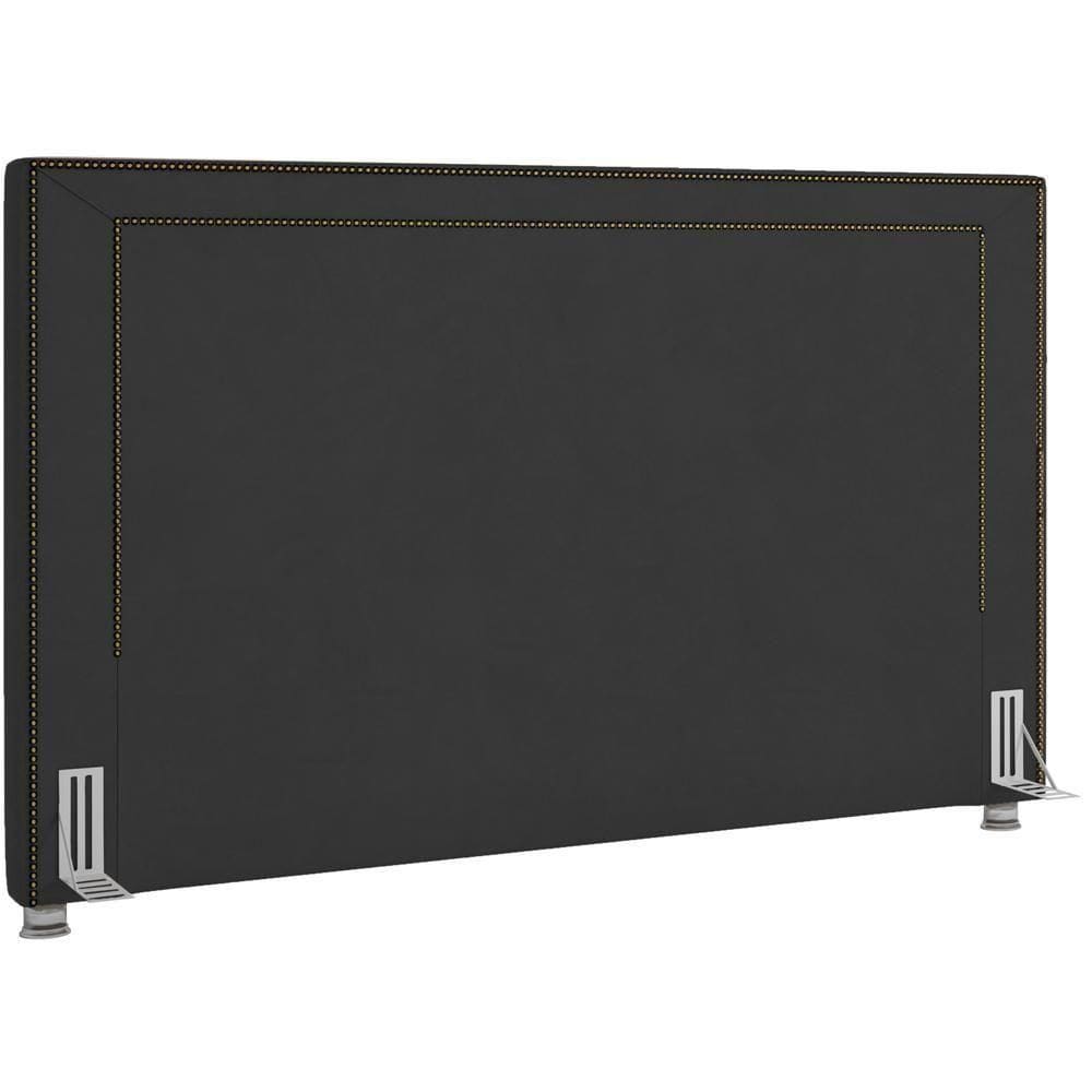 Cabeceira Cama Box Casal 160 Cm P05 Berlim Veludo Preto