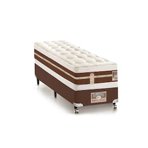 Cama Box + Colchão Castor Solteiro Silver Star Air Double Face Hibrido 96x203x61cm