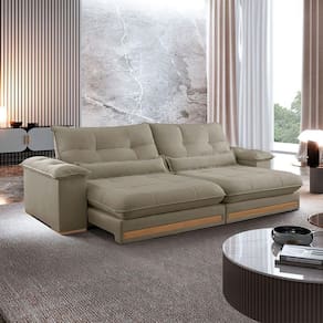 Sofá Dubai Veludo 2 Módulos De 120 Cm B25 Cm Meu Sofá Online B002 Veludo Capuccino